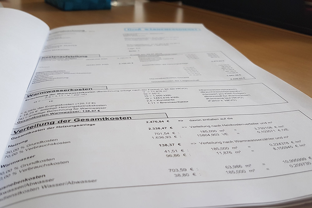 Betriebskostenabrechnung Betriebskostenabrechnung